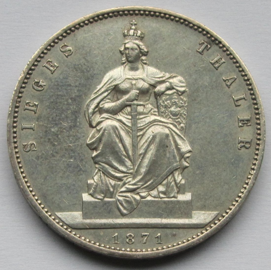  Preußen: Siegestaler 1871   
