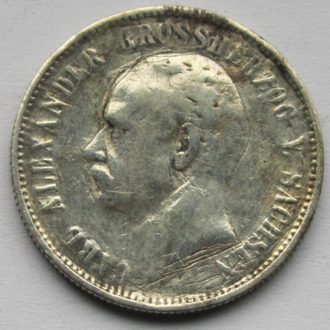  Kaiserreich: Sachsen-Weimar-Eisenach, 2 Mark Carl Alexander (Jaeger 156), 1898   