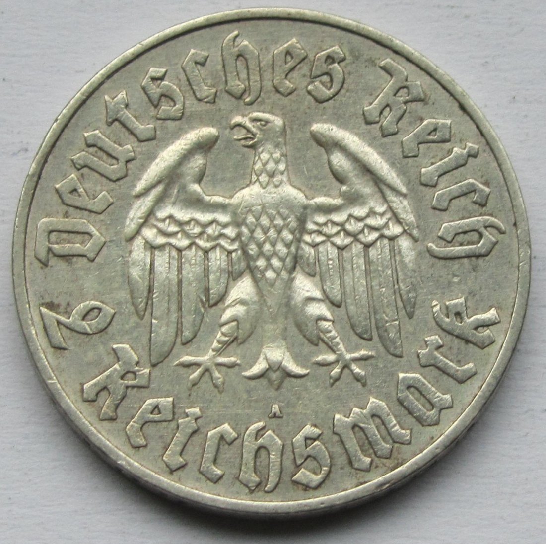  Deutsches Reich: 2 Mark Luther (Jaeger 352), 1933 A   