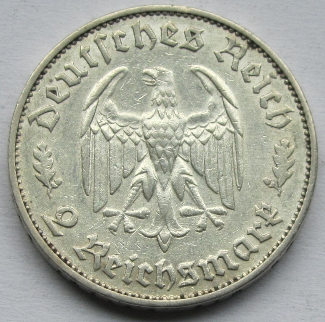  Deutsches Reich: 2 Mark Schiller 1934 (Jaeger 358)   