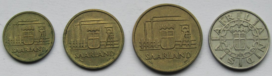  Saarland: Komplettsatz Franken   
