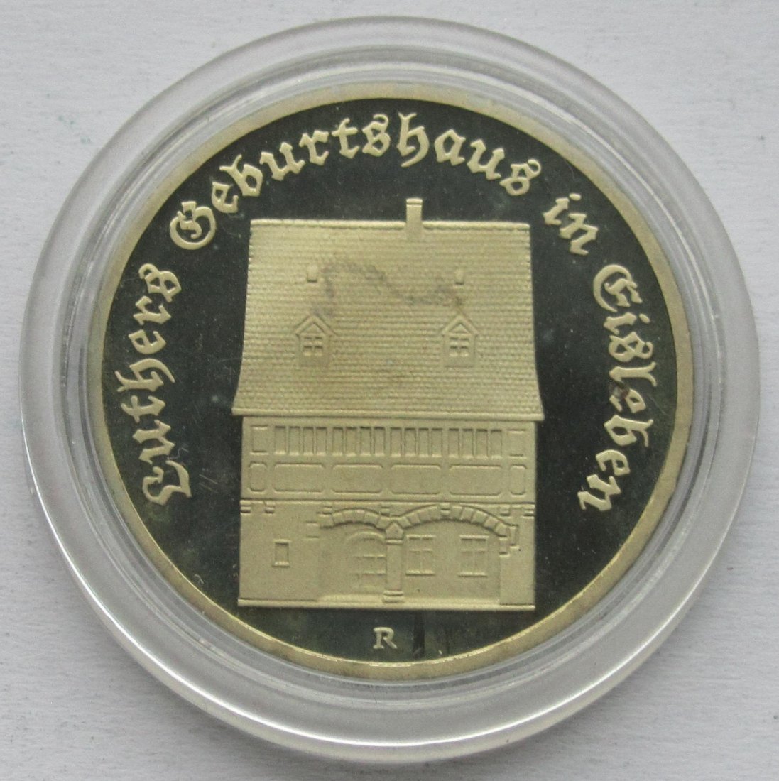  DDR: 5 Mark Eisleben 1983, Polierte Platte/PP   