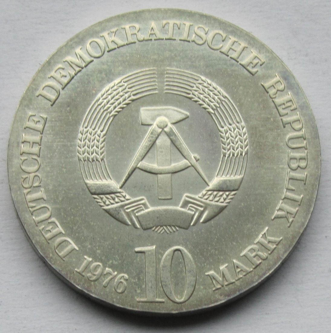  DDR: 10 Mark Weber 1976   