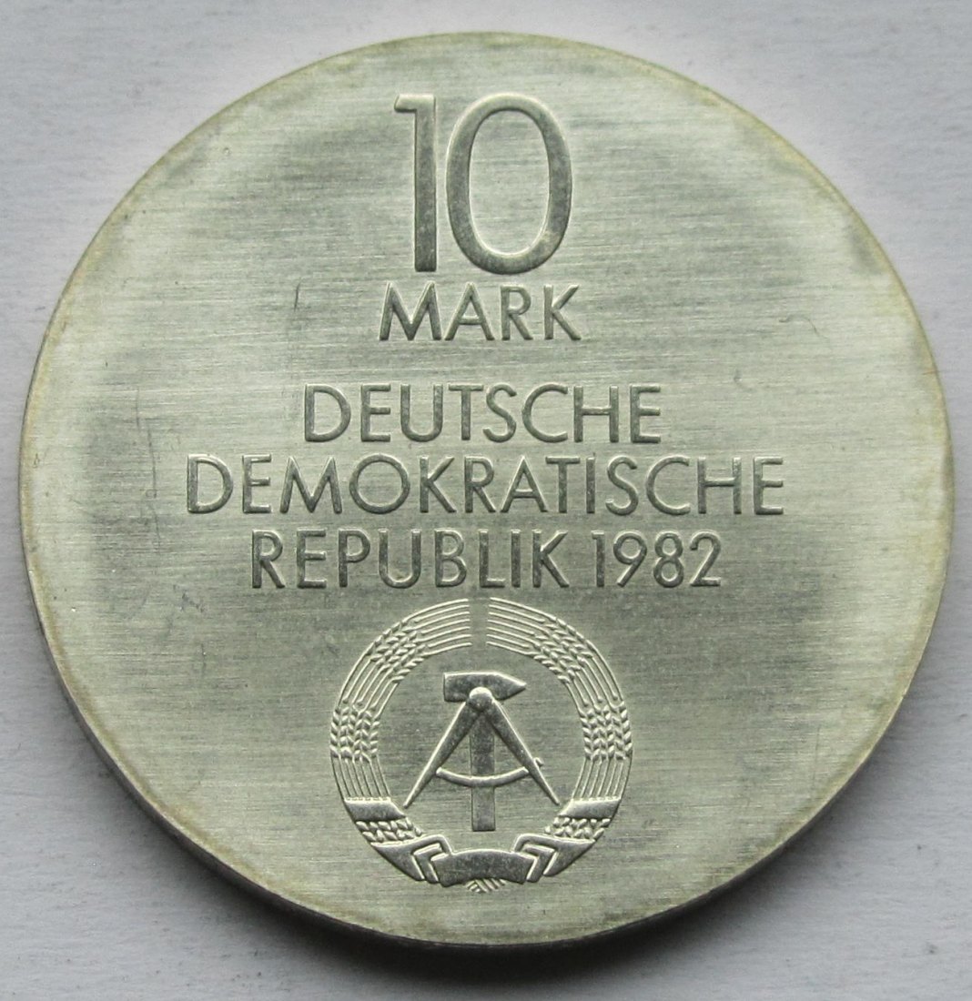  DDR: 10 Mark Gewandhaus 1982   