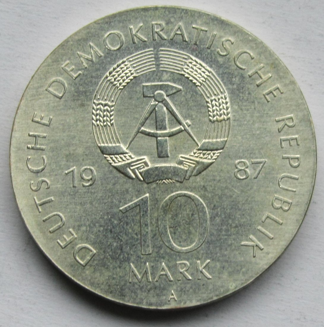  DDR: 10 Mark Schauspielhaus 1987   