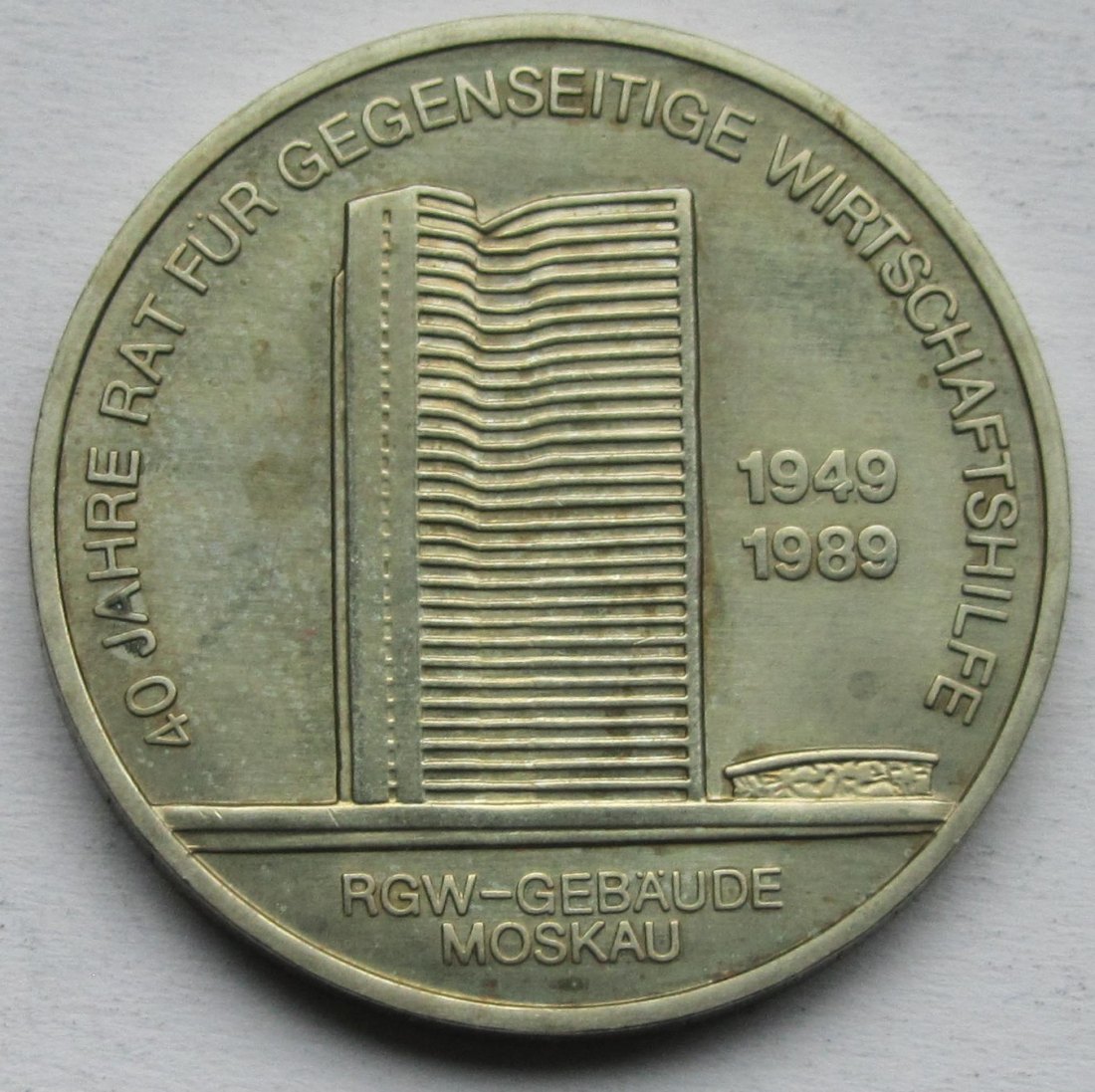  DDR: 10 Mark RGW 1989   