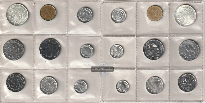  San Marino Monete Dello Stato 1977 Set Blister FM-Frankfurt   