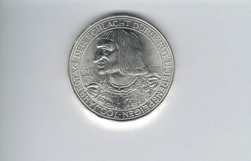  100 Schilling 1978 Schlacht Dürnkrut und Jedenspeigen Ag 15,36g Österreich Spittalgold9800 (1914/18   