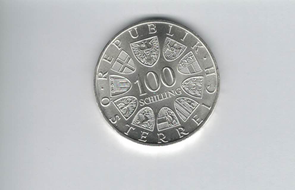  100 Schilling 1979 Festspiel Bregenz silber 15,36g fein Österreich Spittalgold9800 (01914/24   