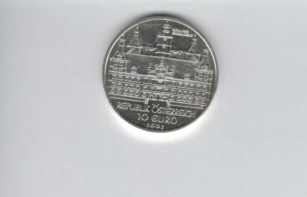  10 Euro 2002 Schloß Eggenberg silber 925/16g fein Österreich Spittalgold9800 (4971/2   
