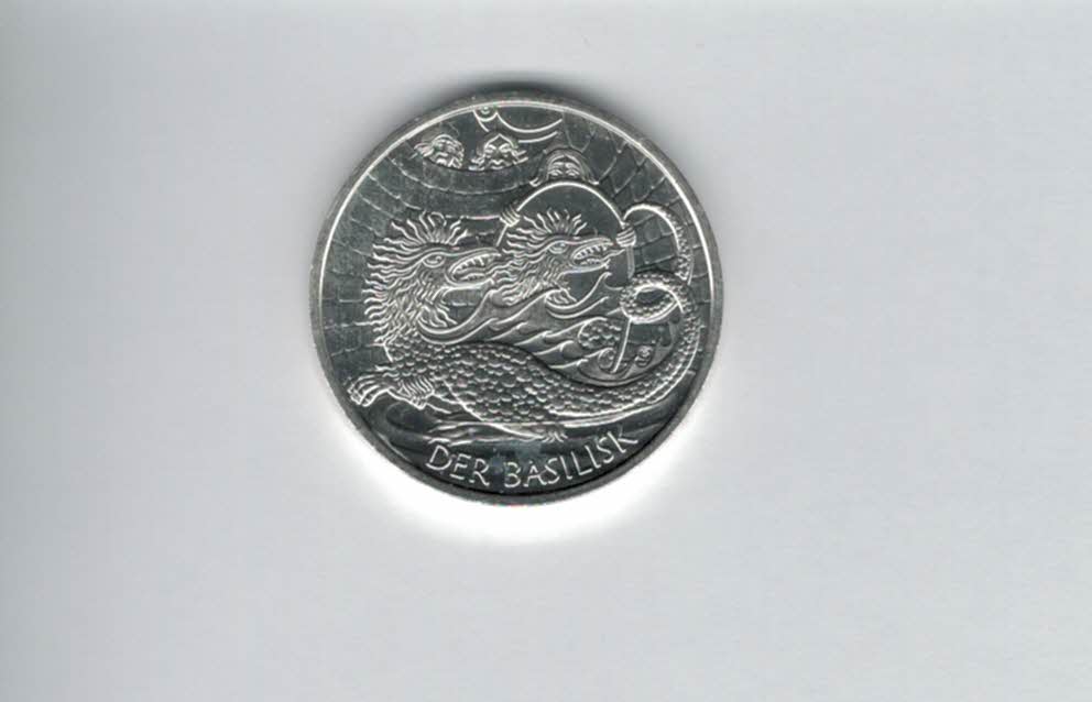 10 Euro 2009 Der Basilisk von Wien silber/16g fein Österreich Spittalgold9800 (4971/15   