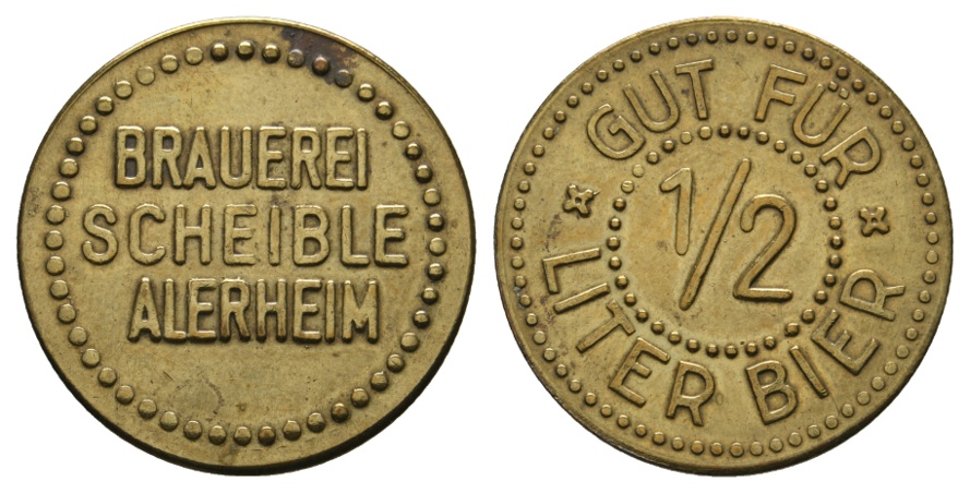  Bayern, Alerheim, Brauerei Scheible; Menzel 238.3   