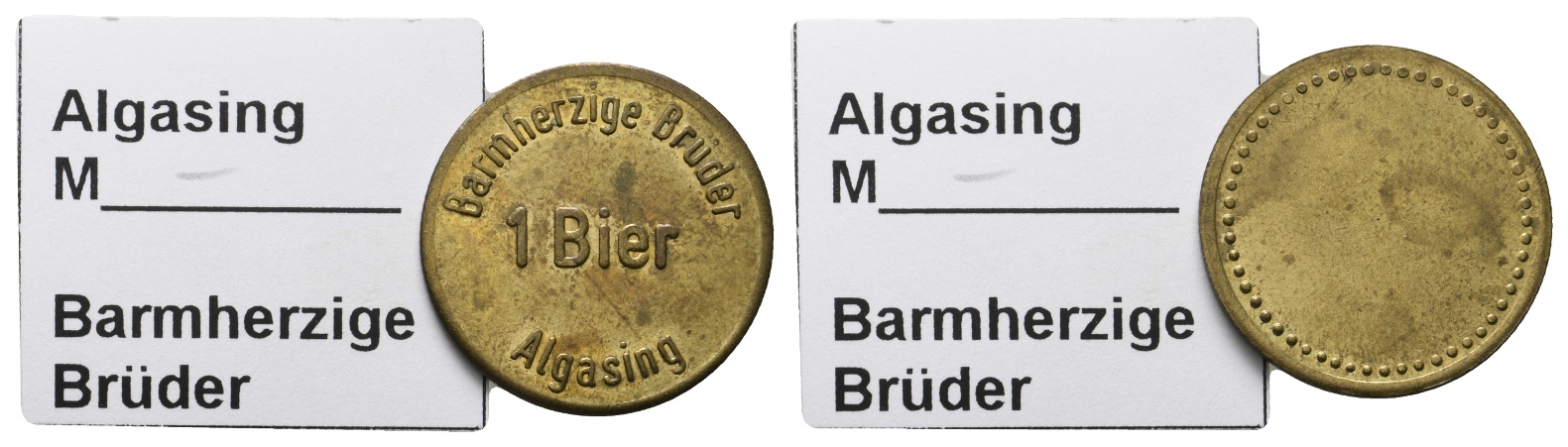  Bayern, Algasing, Barmherzige Brüder; Menzel -; (2 Stück)   