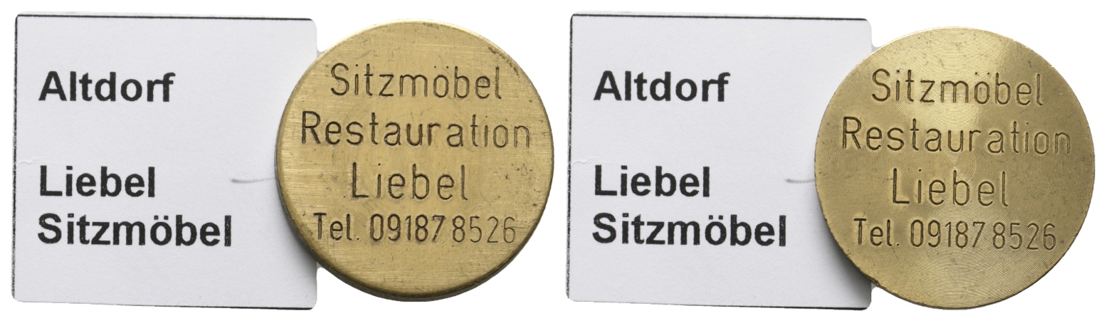  Bayern, Altdorf, Sitzmöbel Restauraion Liebel; Menzel -   