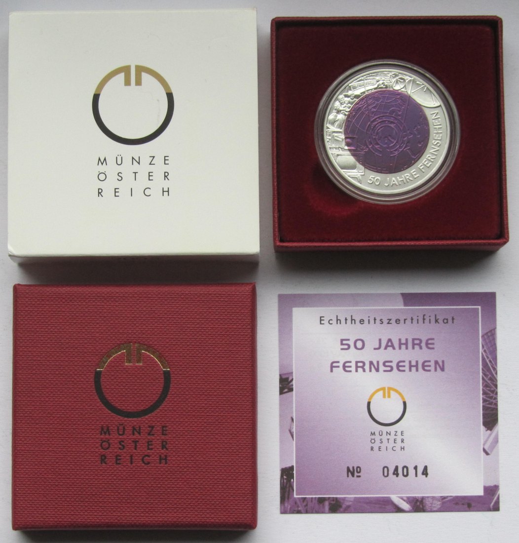  Österreich: 25 Euro Niob Fernsehen 2005   