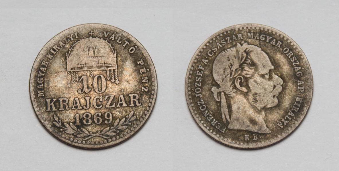  Österreich-Ungarn 10 Kreuzer 1869B Franz Josef I. ss   