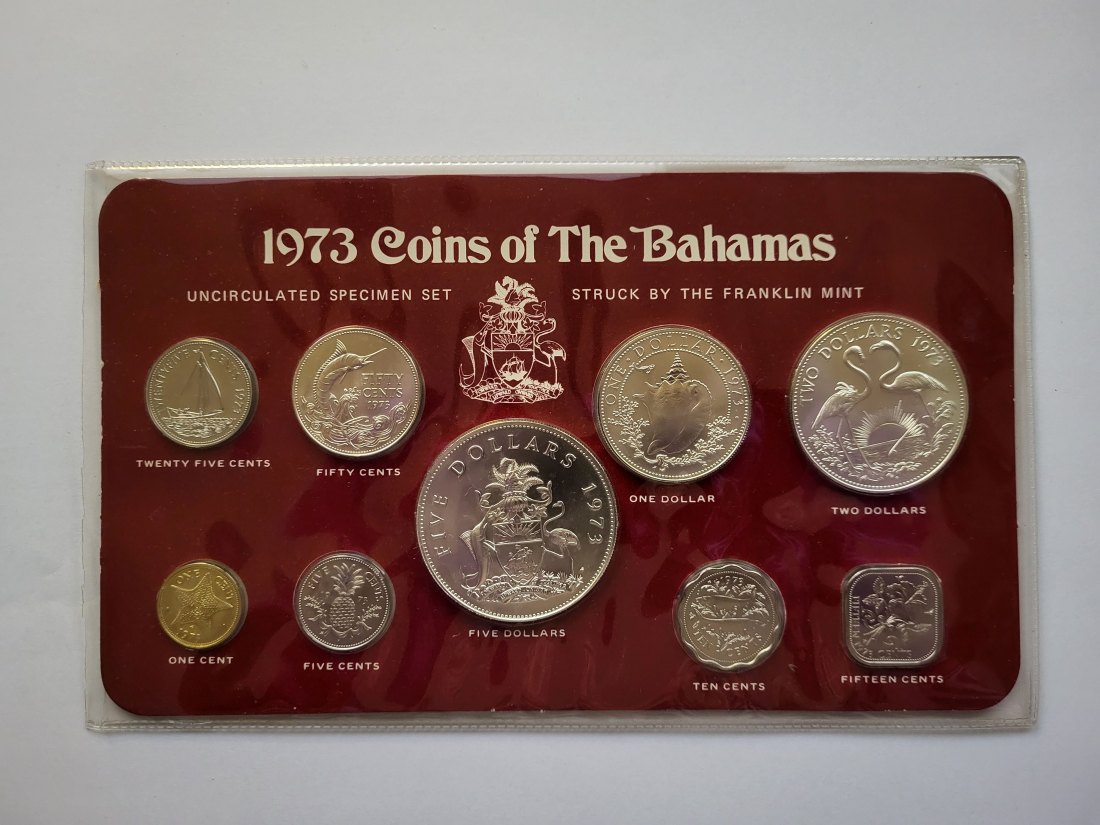  KMS 5 2 1 Dollar 5 Cent silber 800/28,4g 925/71,9g Bahamas Spittalgold9800 (00   
