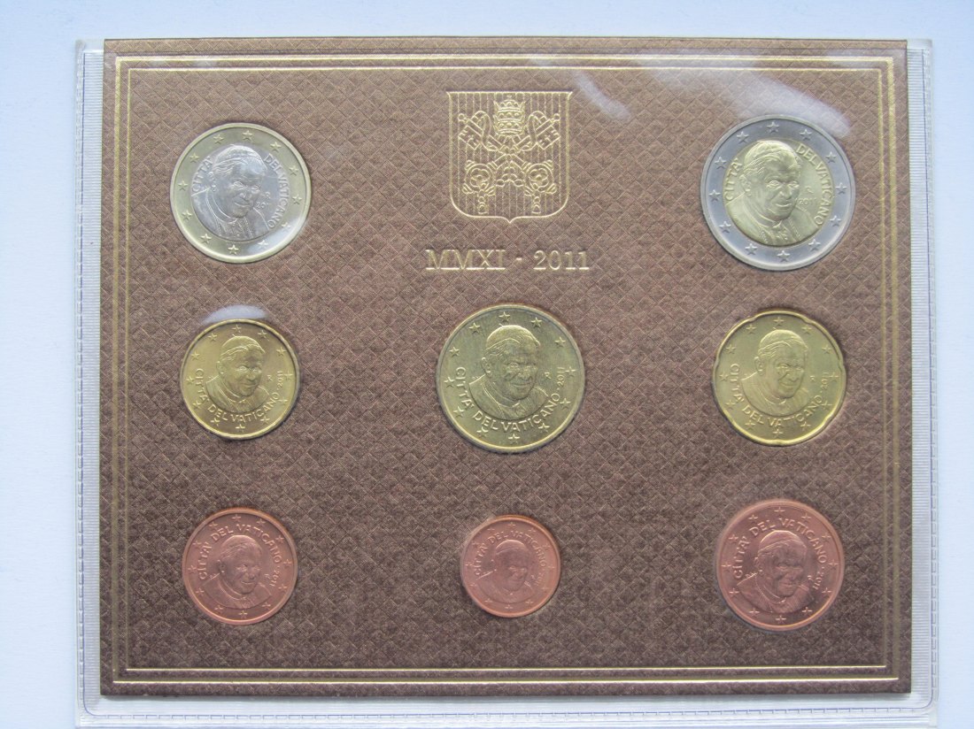  Vatikan: Kursmünzensatz 2011   
