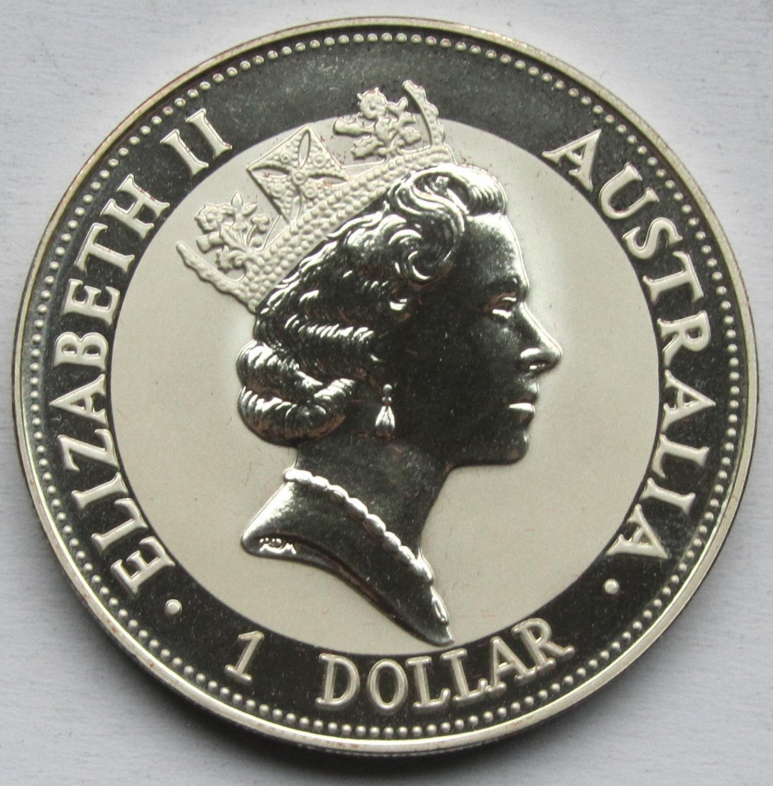 Australien: Silberunze Kookaburra 1993   