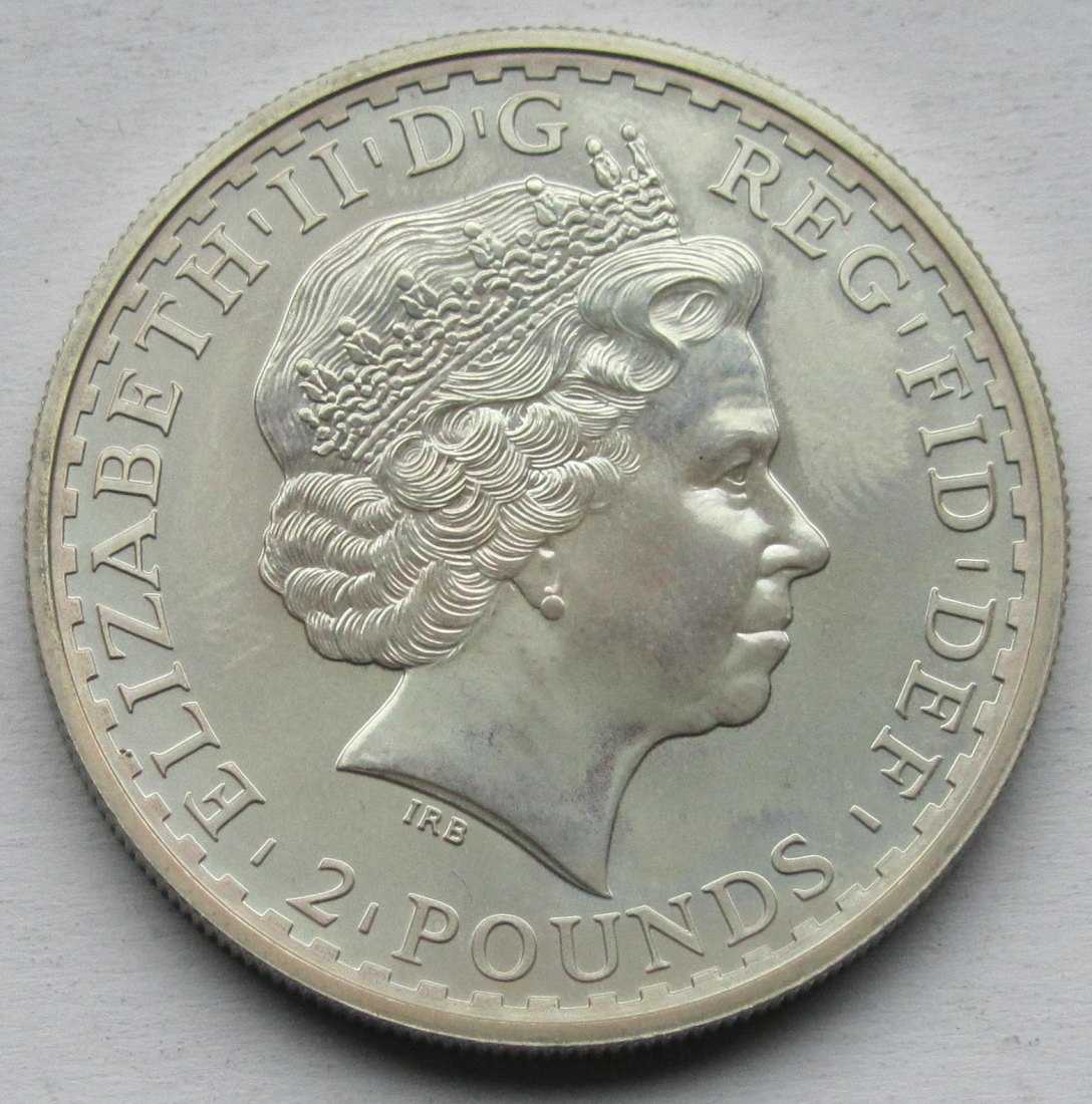  Vereinigtes Königreich: Silberunze Britannia 1998   