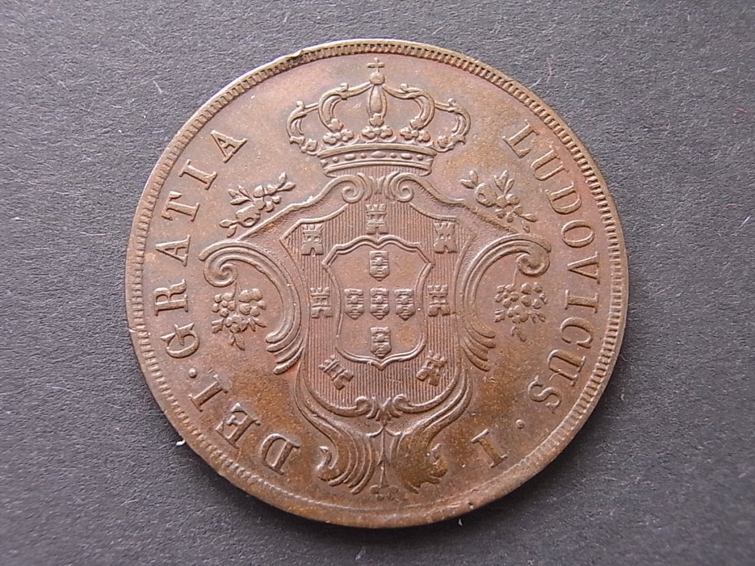  Rortugal 20 Reis 1865 vzgl   