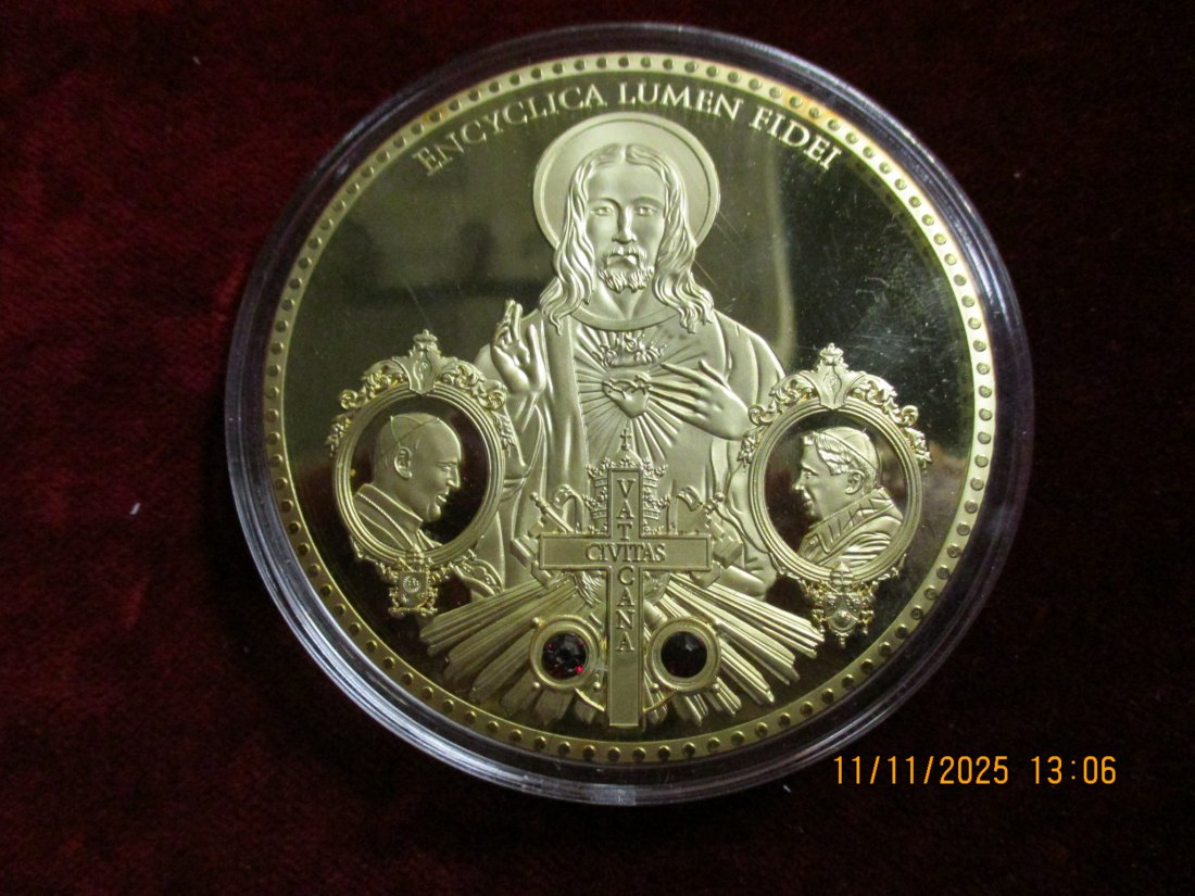  Medaille 110 Gramm Metall: Cu vergoldet / 4   