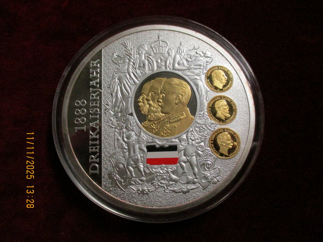  Medaille 110 Gramm Metall: Cu  / 14   