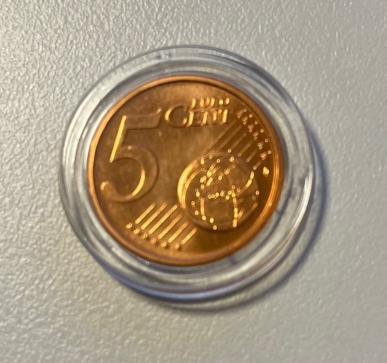  San Marino 5cent Münze 2002 unc.   