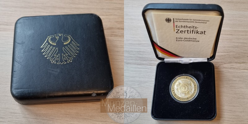 Deutschland.  200 Euro MM-Frankfurt  Feingold: 31,1g Einführung des Euro 2002 F 