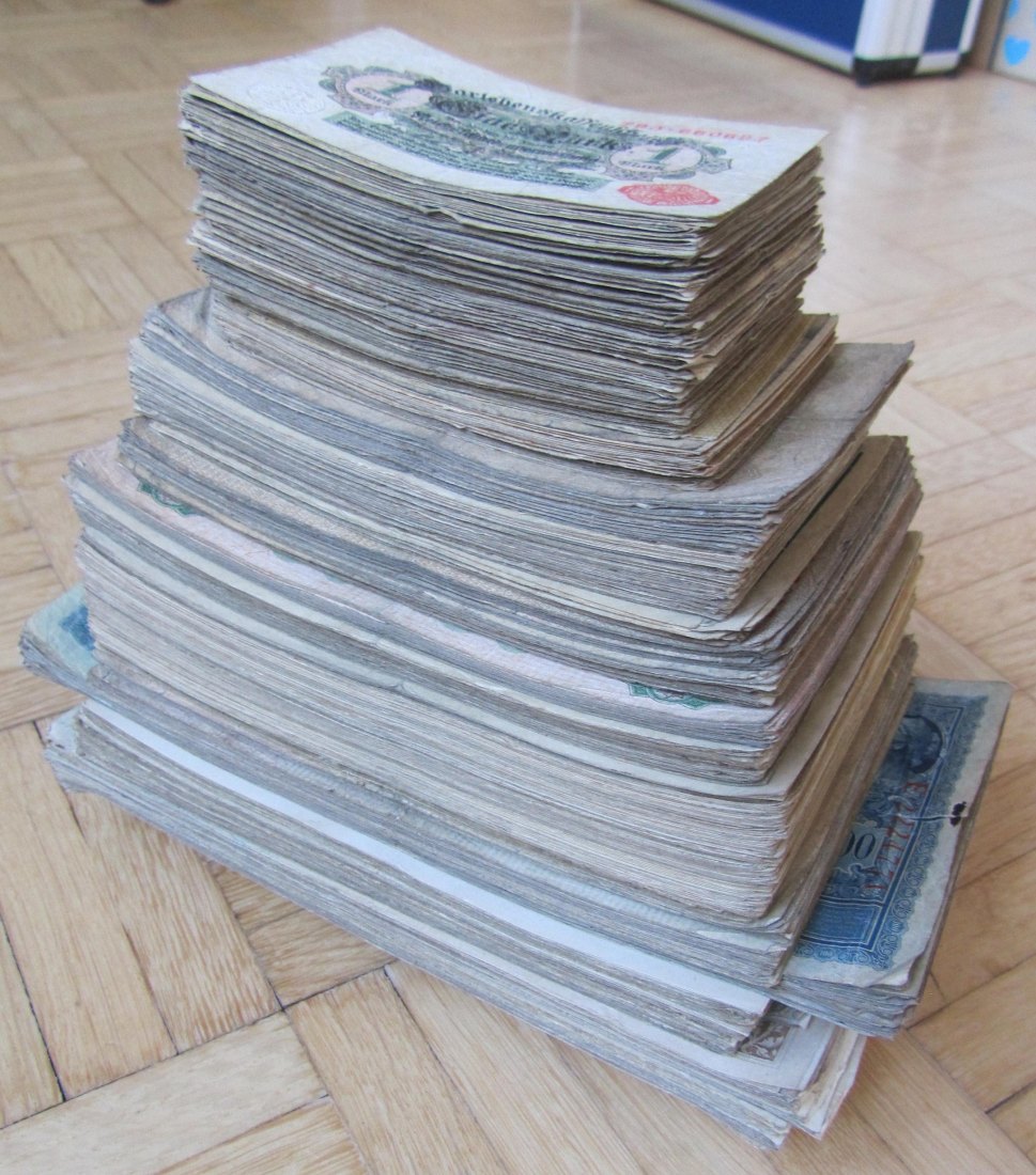  Deutsches Reich: Großes Lot Banknoten 1-1000 Mark vor 1924   