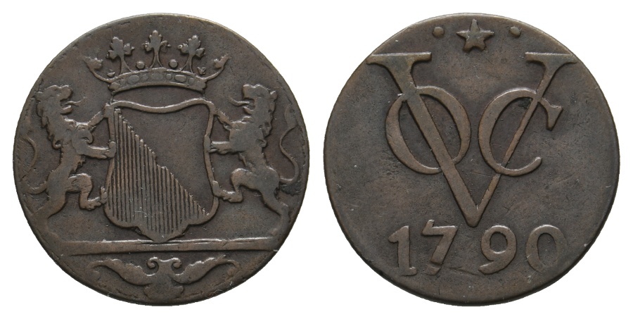  Ausland; Niederlande; Kleinmünze 1790   