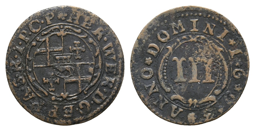  Altdeutschland; Kleinmünze 1693   