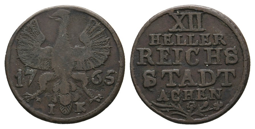  Altdeutschland; Kleinmünze 1765   