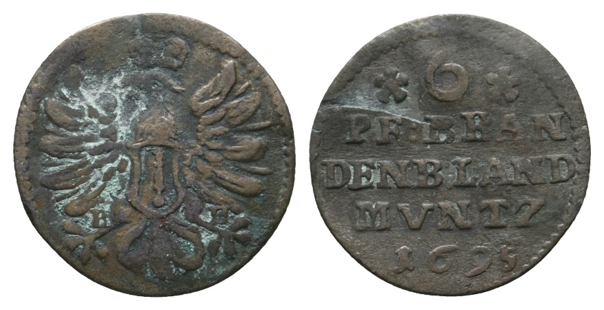  Altdeutschland; Kleinmünze 1695   