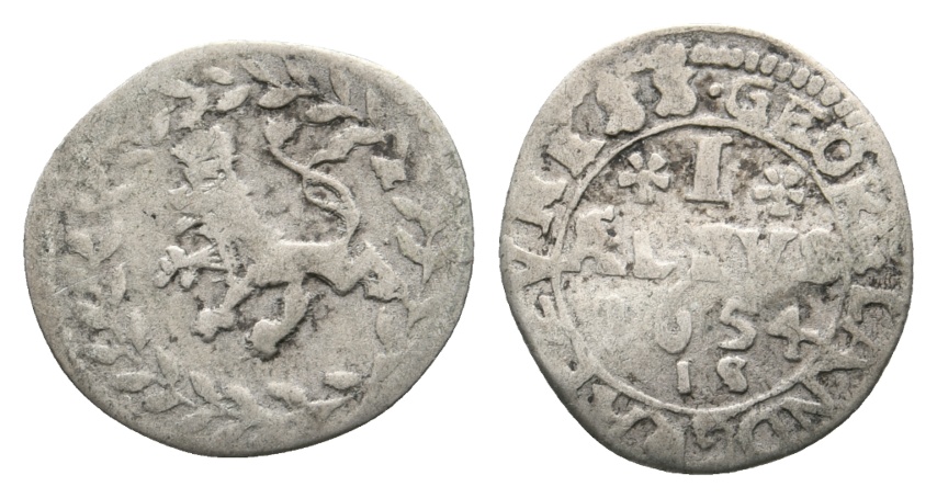  Altdeutschland; Kleinmünze 1654   