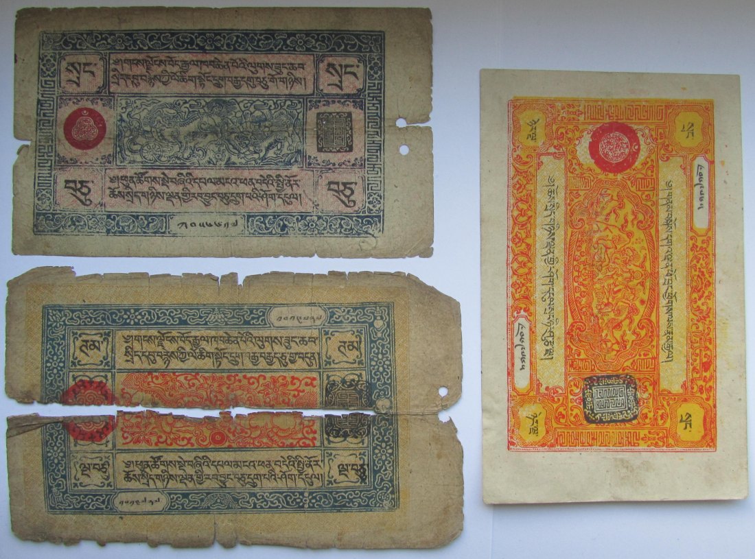  Tibet: 50 Tam + 10 Srang + 25 Srang   
