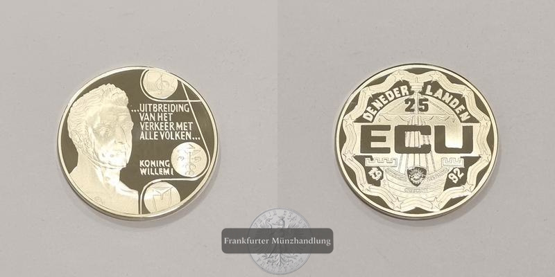  Niederlande 25 ECU 1992 Olympia 1992 FM-Frankfurt Feinsilber: 23,13g   