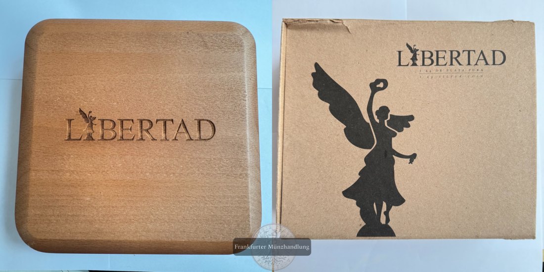  Mexico / 1 Kilo Libertad 2020 (2002-2025) FM-Frankfurt KM#677 Feinsilber: 1kg   