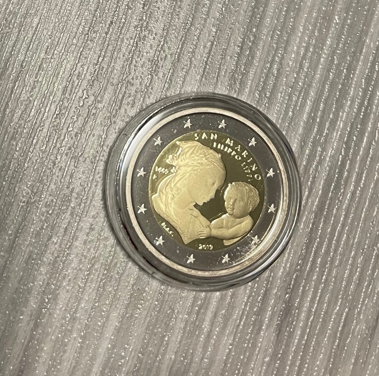 San Marino 2019 - 2€ Münze - Polierte Platte Filippo Lippi 2.500 Ex