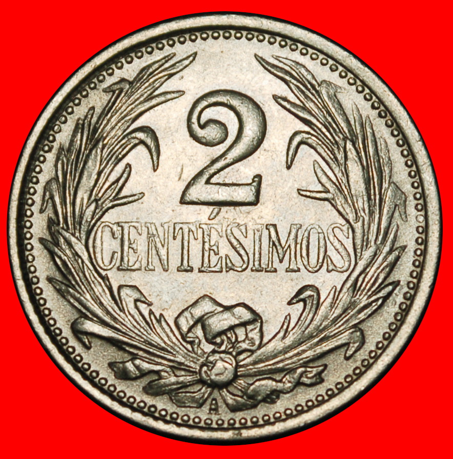 Ⰿ GERMANY, FRANCE, AUSTRIA, CHILE (1901-1941): URUGUAY ★ 2 CENTESIMOS 1936A★LOW START ★ NO RESERVE!