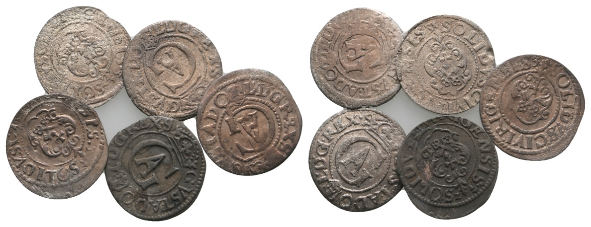  Ausland; Schweden; Lot Kleinmünzen (5 Stück)   