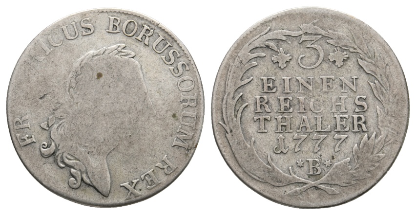  Altdeutschland; Kleinmünze 1777   