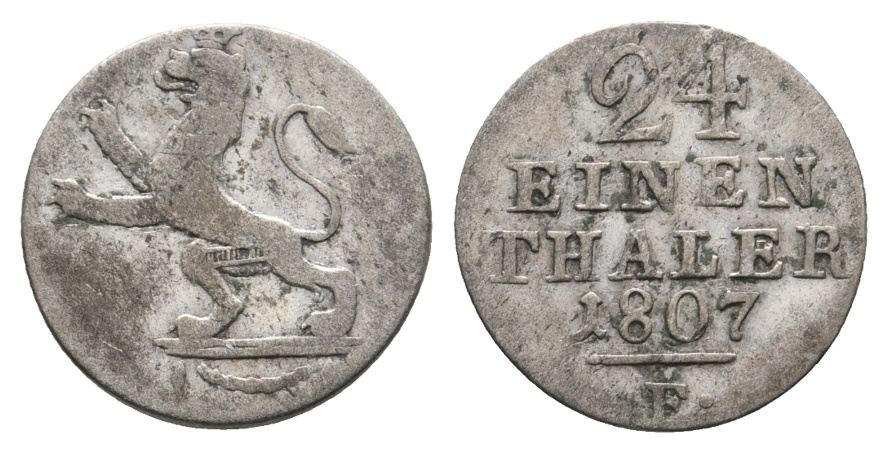  Altdeutschland; Kleinmünze 1807   