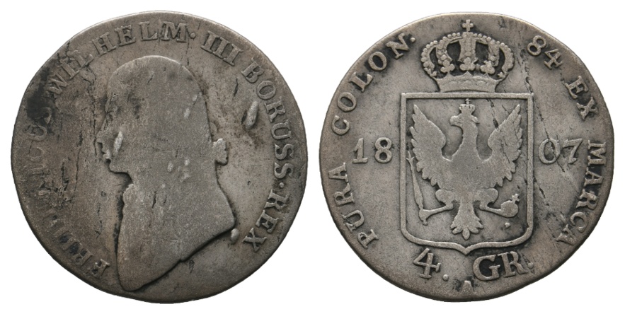  Altdeutschland; Kleinmünze 1807   