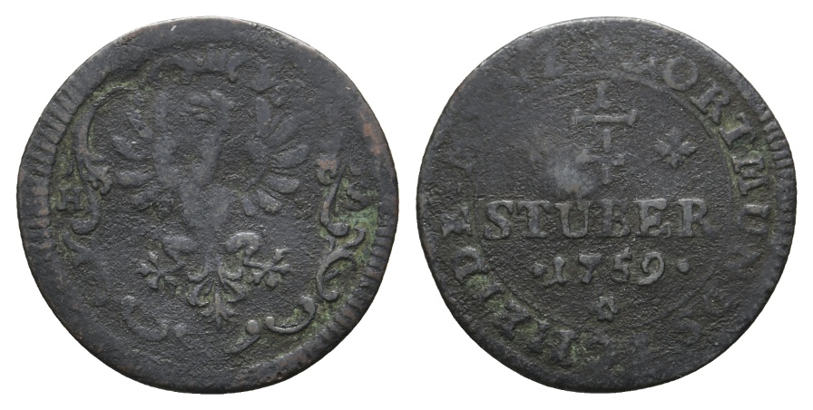  Altdeutschland; Kleinmünze 1759   