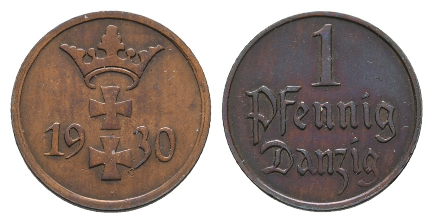  Altdeutschland; Kleinmünze 1930   