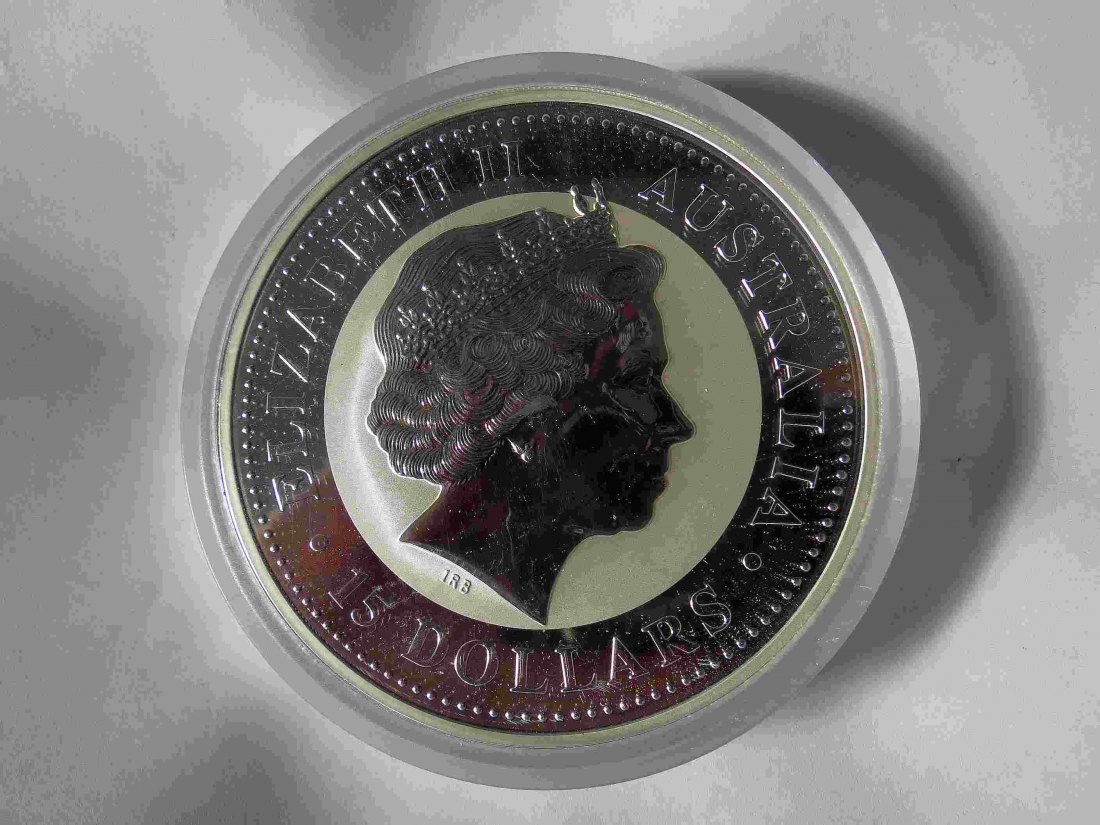 0,5 kg Lunar I - Jahr des Affen 2004 Auflage: 1.287 Stücke; Münze Tip-Top