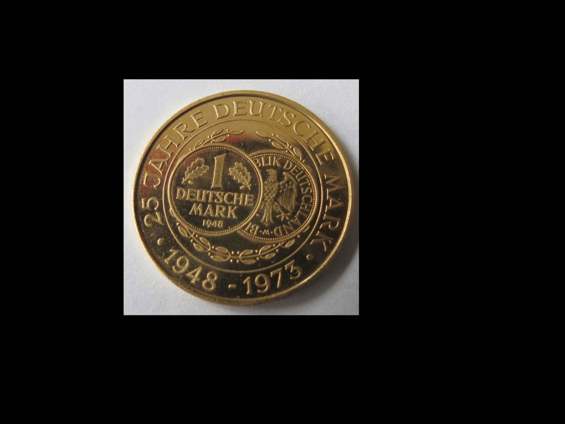  BRD Goldmedaille 1973;9,45 g Feingold; 900er Gold; vorzüglich   