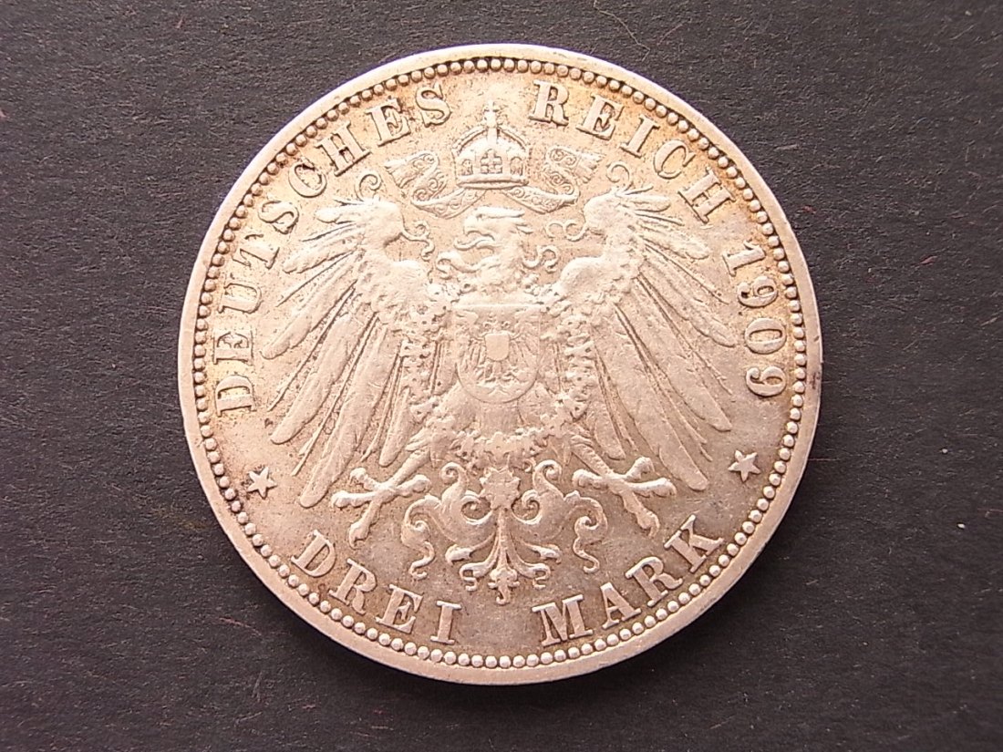  Preussen 3 Mark 1919 A ss   