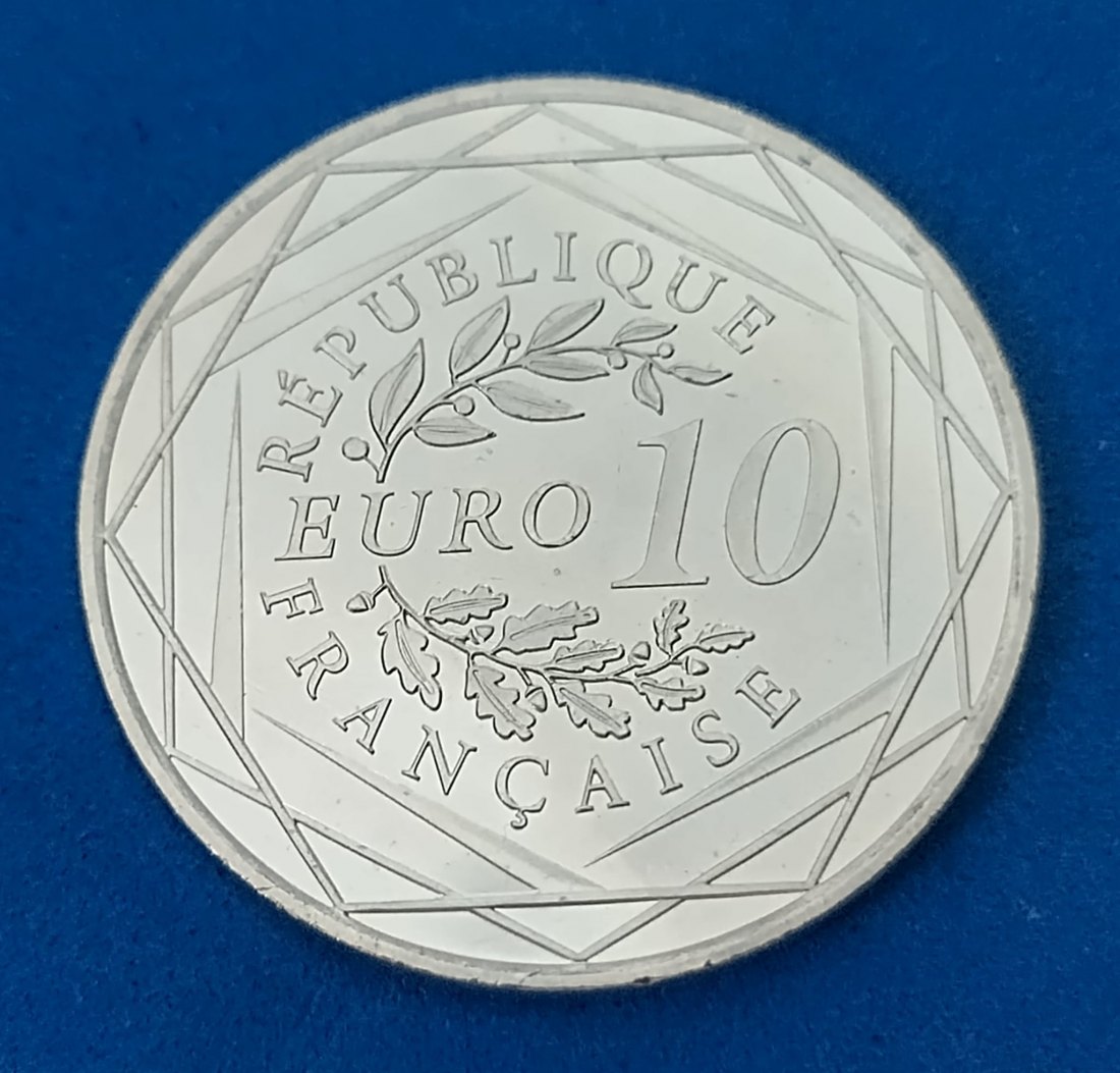  Frankreich 10 Euro 2012 Paris Hercule, Paris, UNC, STGL, 500er Silber, Feingewicht 5gr.   